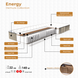 Матрац ортопедичний пружинний Energy для спальні 80x190 1390 фото 11