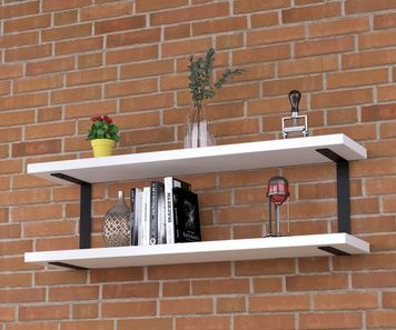 Полка PL-C-36 Loft Design Белый 112 см 143655c23257 фото