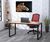 Письмовий стіл Loft design Q-160-36 Black Дуб Борас 144533c23892 фото