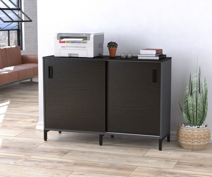 Тумба офисная LS-1200-830 антрацит Венге Луизиана 143453c22871 фото