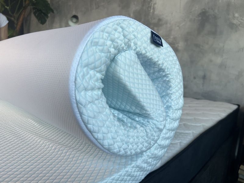 Матрац топпер з латексом ортопедичний DualSeason Flow Collection 80x190 5900 фото