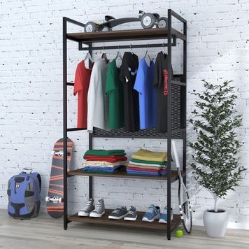 Стелаж для одягу LV-100 Loft Design Венге Луїзіана 54478c21812 фото