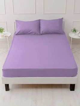 Набор Good-Dream простынь на резинке 70х190 + 2 наволочки 50х70 microfiber Lavender (GDBSML070190) GDBSMWS070190 фото