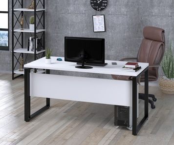 Письмовий стіл G-160-36 Loft Design Білий 140311c23045 фото