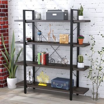 Стелаж Сінгл-4-135 Loft Design Венге Луїзіана 54847c21451 фото