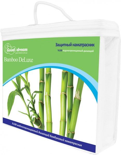 Наматрацник Good-Dream Bamboo De Lux Водонепроникний з резинкою по периметру 100x200 (GDBF100200) GDBF100200 фото