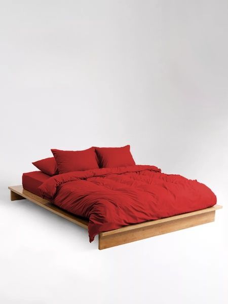 Набор Good-Dream простынь на резинке 70х190 + 2 наволочки 50х70 сатин Red (GDBSSR070190) GDBSSR070190 фото